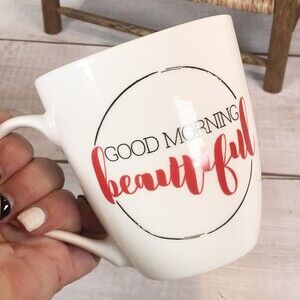 Pfaltzgraff GOOD MORNING BEAUTIFUL Mug Coffee Tea NEW